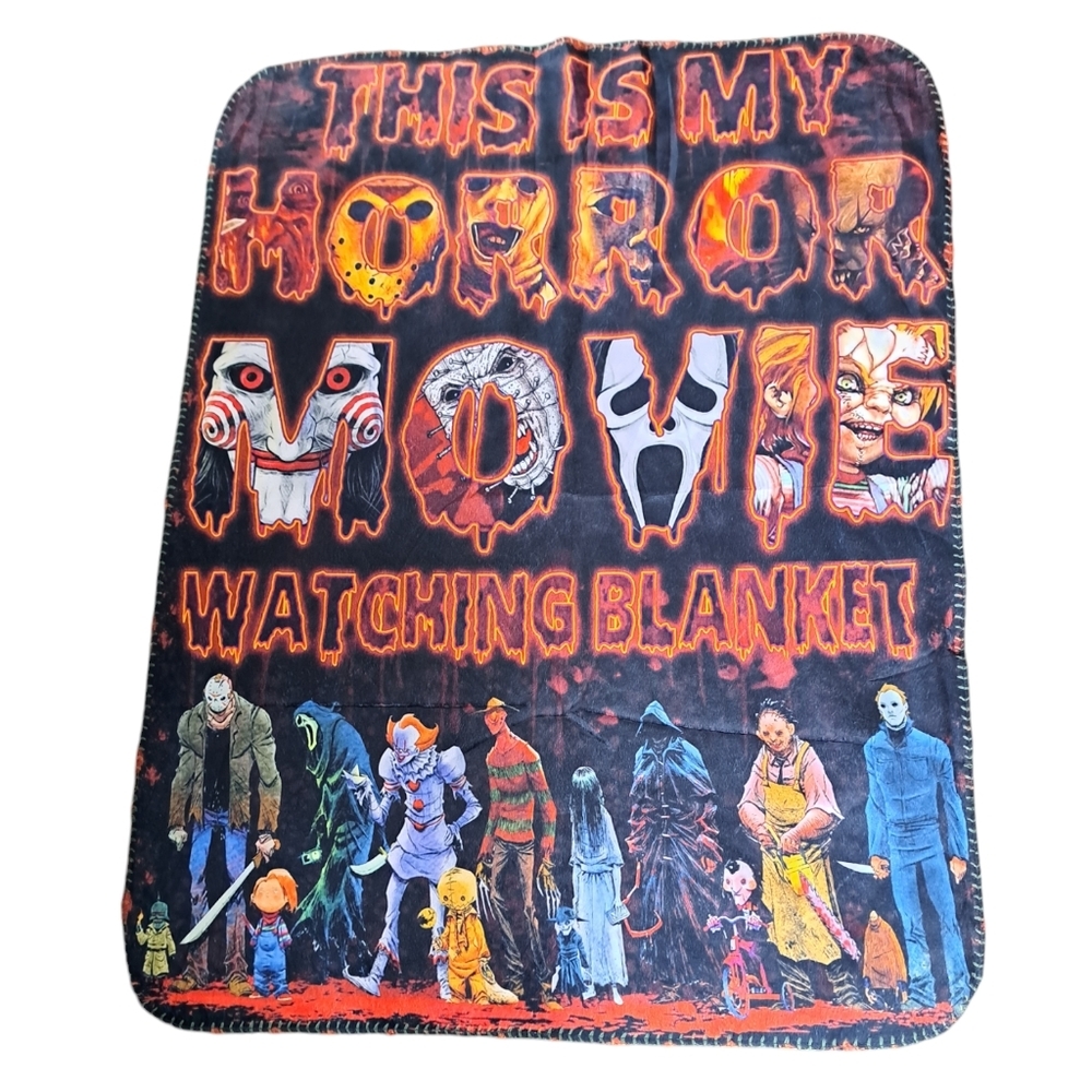 TERRY TOWN This is my Horror Movie Watching Blanket lap throw Halloween small